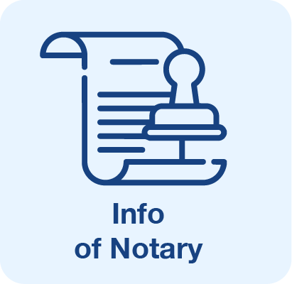 Information from the notary