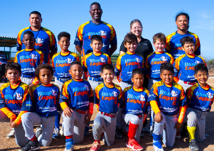 Aruba Bank sponsors Little League Baseball uniforms